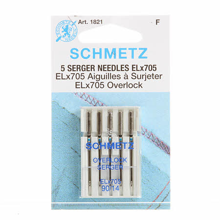 Schmetz Overlock/Serger Needle ELX705 #90/14