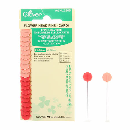 Clover Flower Head Pins .55mm