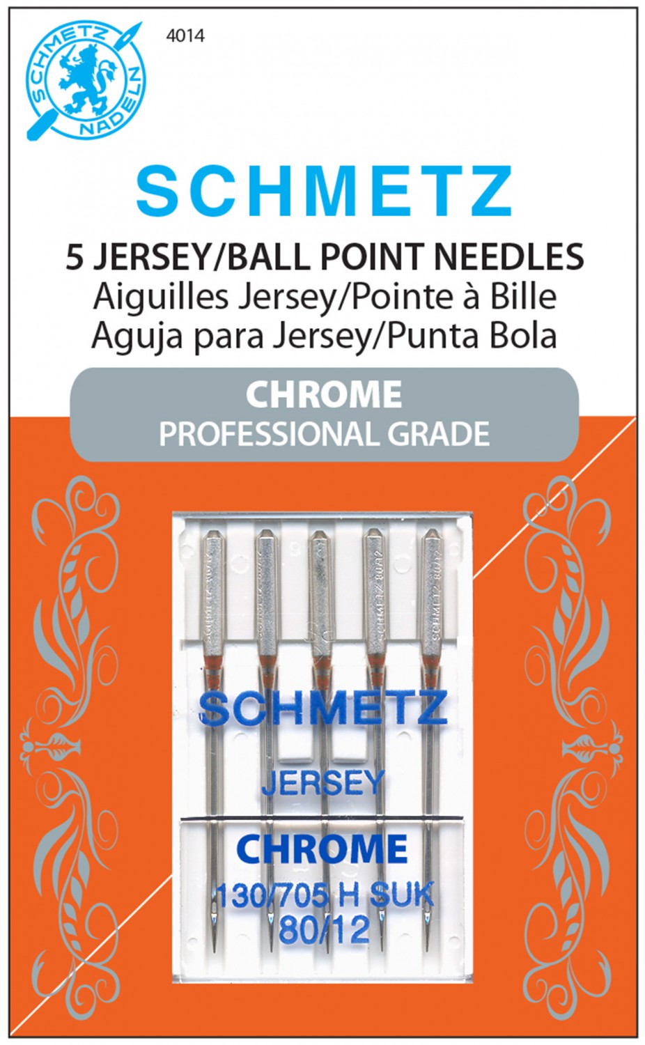Schmetz Jersey/Ball Point Needles #80/12