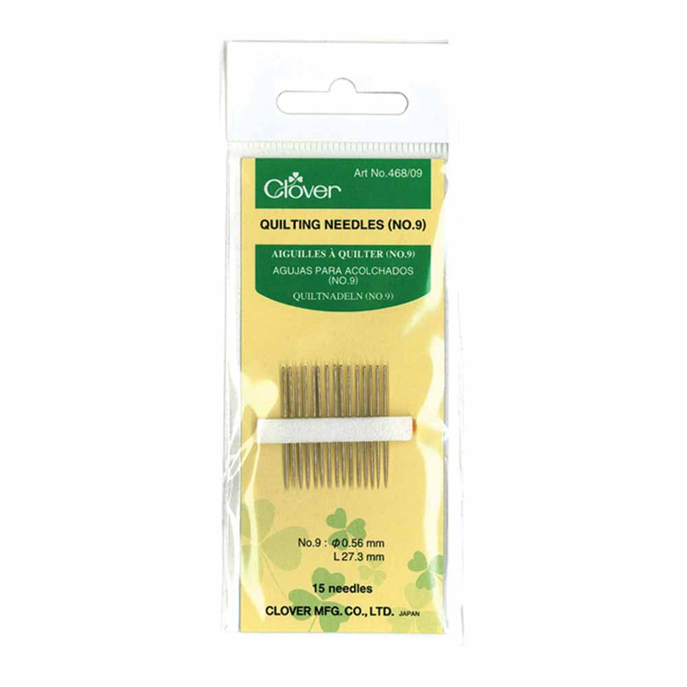 Clover hand Quilting Needles No. 9