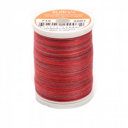 SULKY Cotton Blendables 12wt Thread - Red Brick