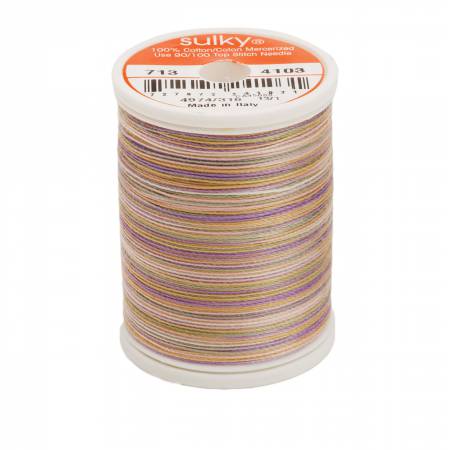 SULKY Cotton Blendables 12wt Thread - Pansies