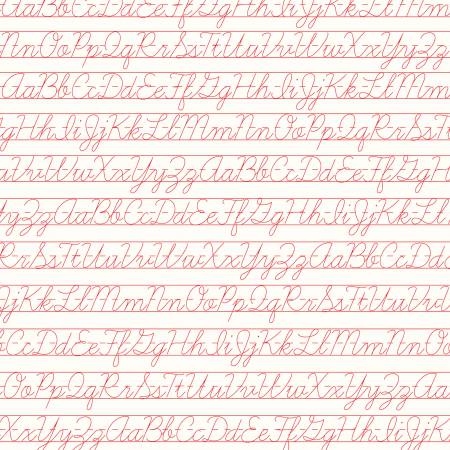 Bee Backgrounds - Penmanship - Red