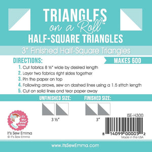 Triangles On A Roll Paper - 3"