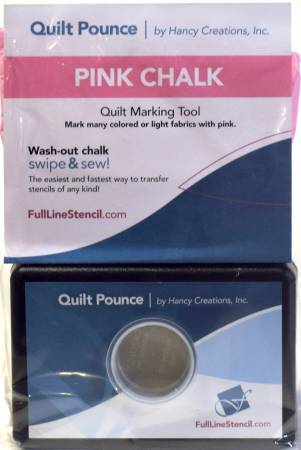 Quilt Pounce Pad + Pink Chalk