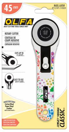 Olfa Printed Handle Rotary Cutter 45mm