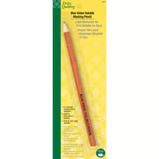 Blue Water-Soluble Marking Pencil