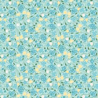 Quilting Bees - Wildflowers Light Blue