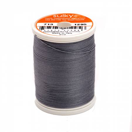 SULKY Cotton Blendables 12wt Thread - Sterling