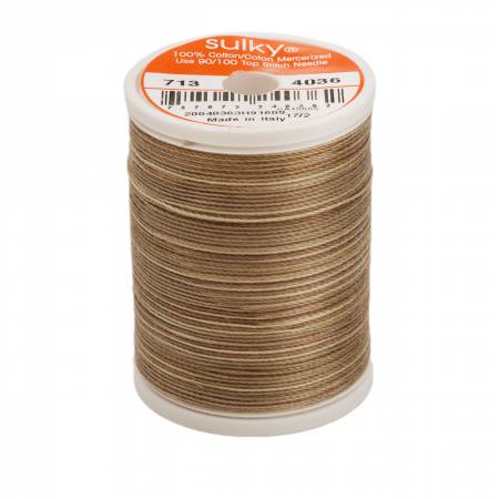 SULKY Cotton Blendables 12wt Thread - Earth Taupe