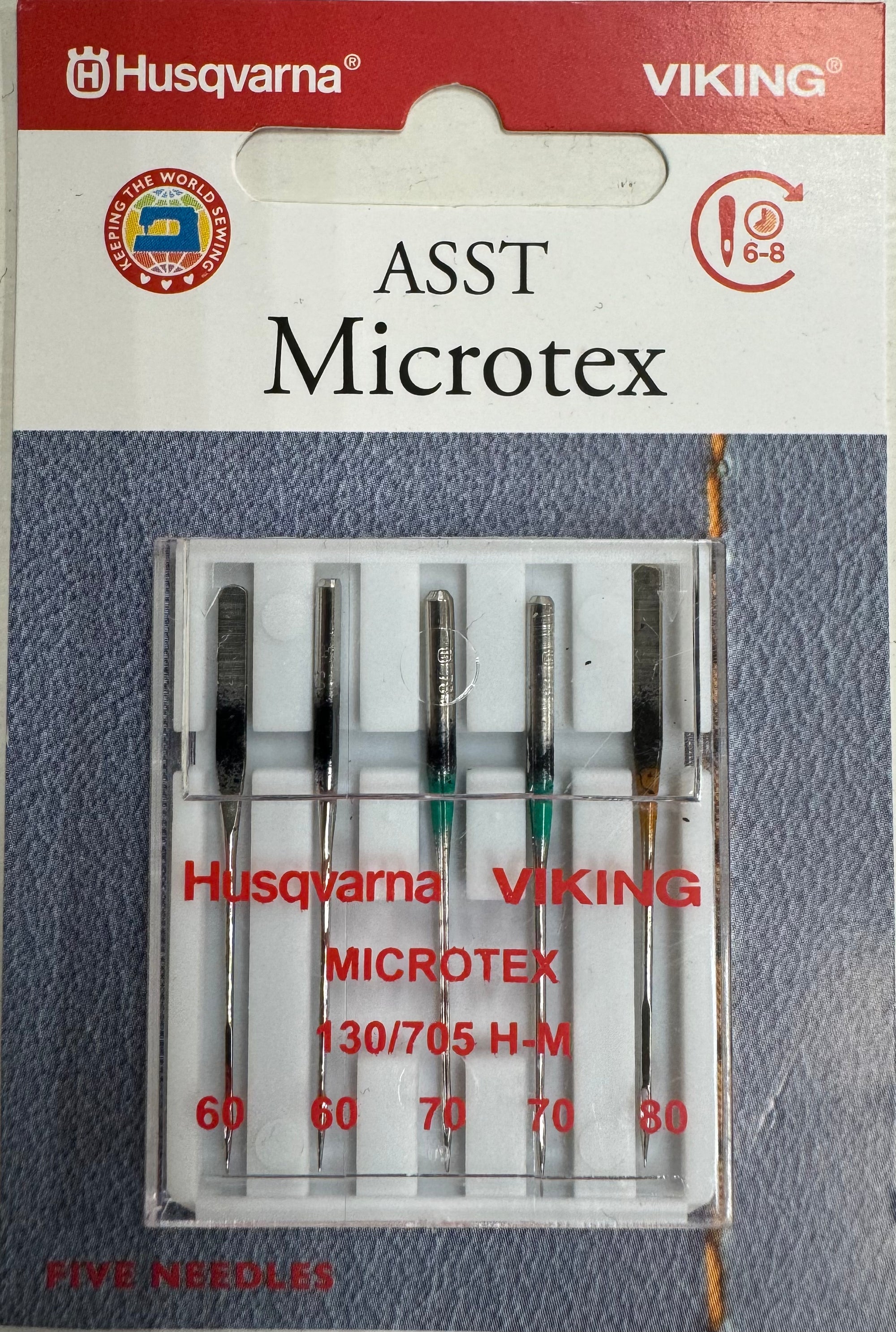 Husqvarna MicroTex Needles  Assort - 5/pack