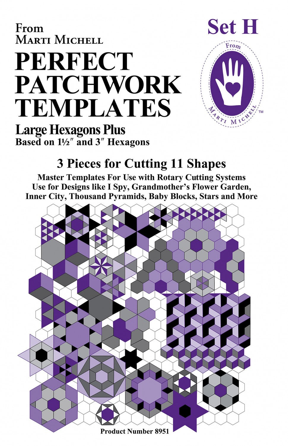 Set H - Perfect Patchwork Templates - Marti Michell
