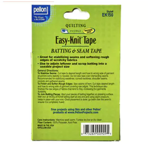 Batting & Seam Tape 1 1/2" - White