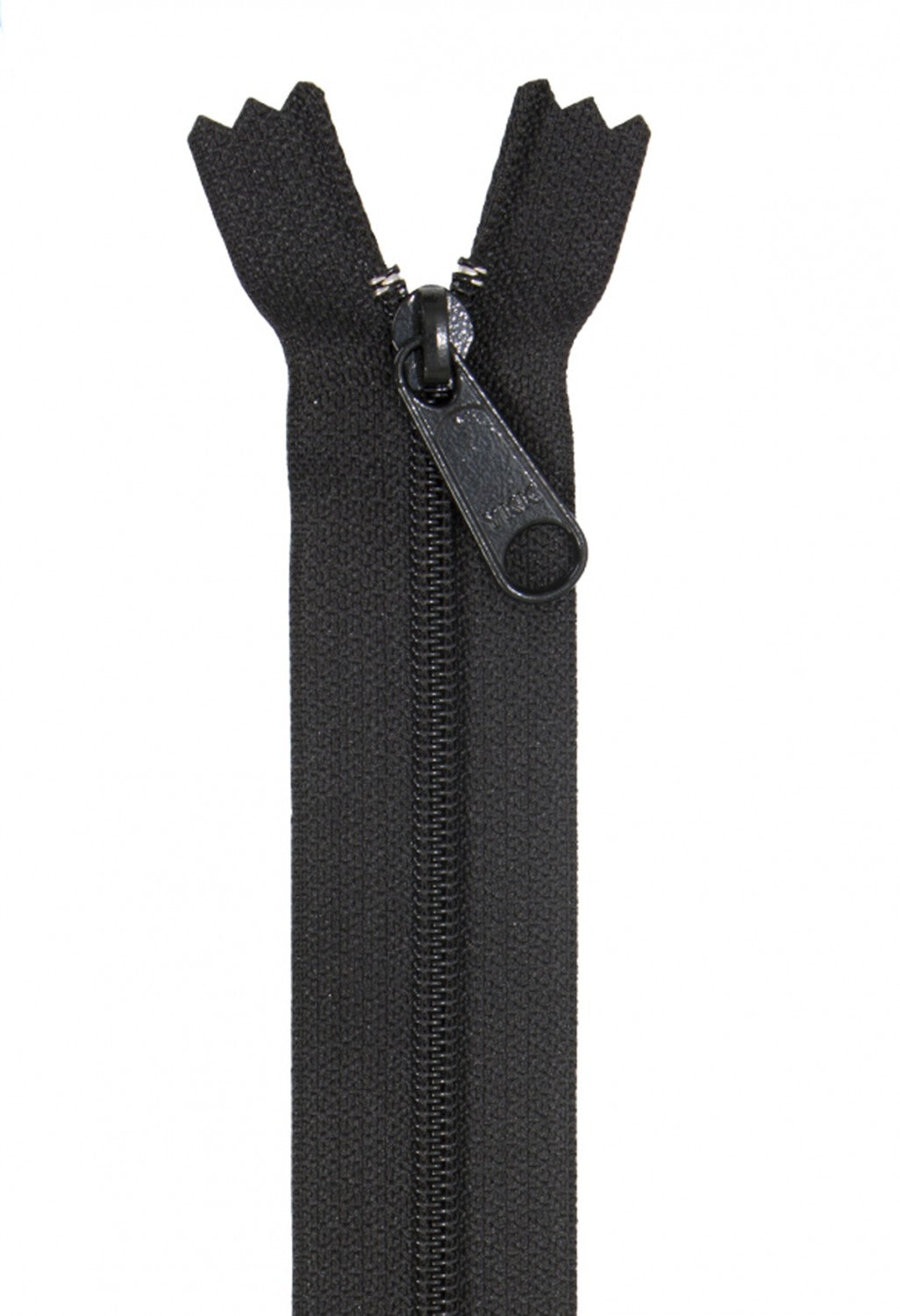 Single Slide Handbag Zipper - Black 24"