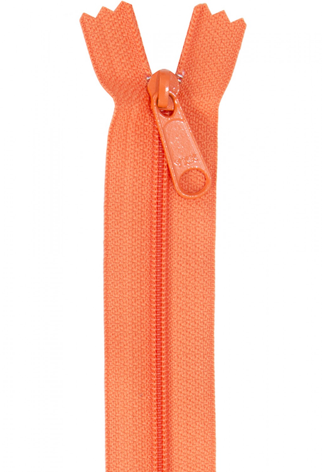 Single Slide Handbag Zipper - Pumpkin 24"