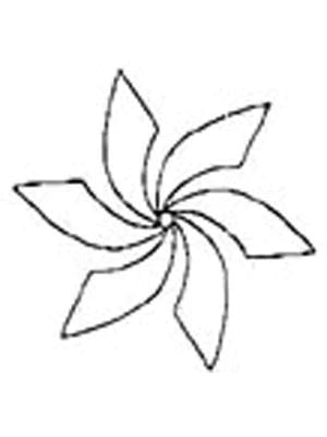 Pinwheel Stencil