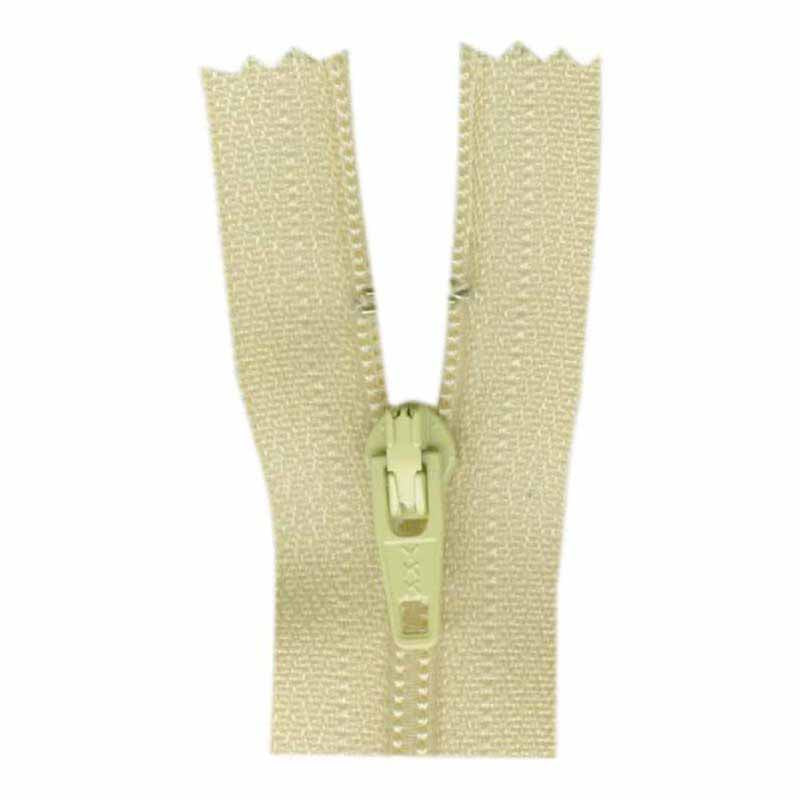 COSTUMAKERS General Purpose Closed End Zipper 23cm (9″) - Light Tan