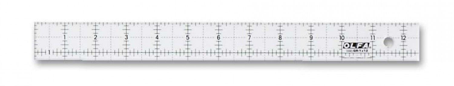 Olfa Ruler 1-1/4in x 12-1/2"in