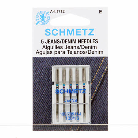 Schmetz Jeans/Denim Needles #100/16
