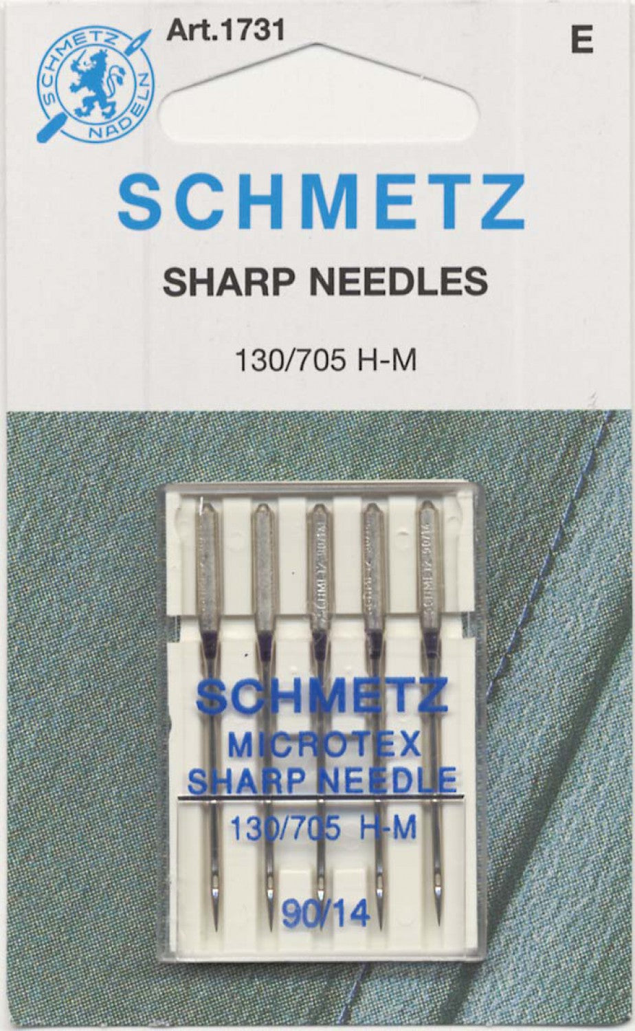 Schmetz  Microtex (Sharp) Needles - 90/14