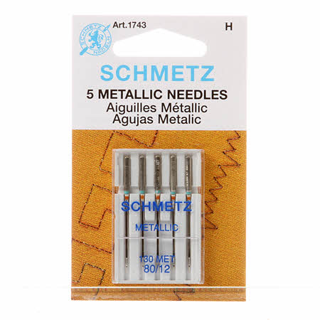 Schmetz  Metallic Machine Needles #12/80