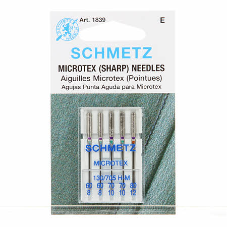 Schmetz  Microtex (Sharp) Needles - Assorted