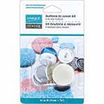 Buttons to Cover Kit with Tool - size 60 - 38mm (1-1/2″)