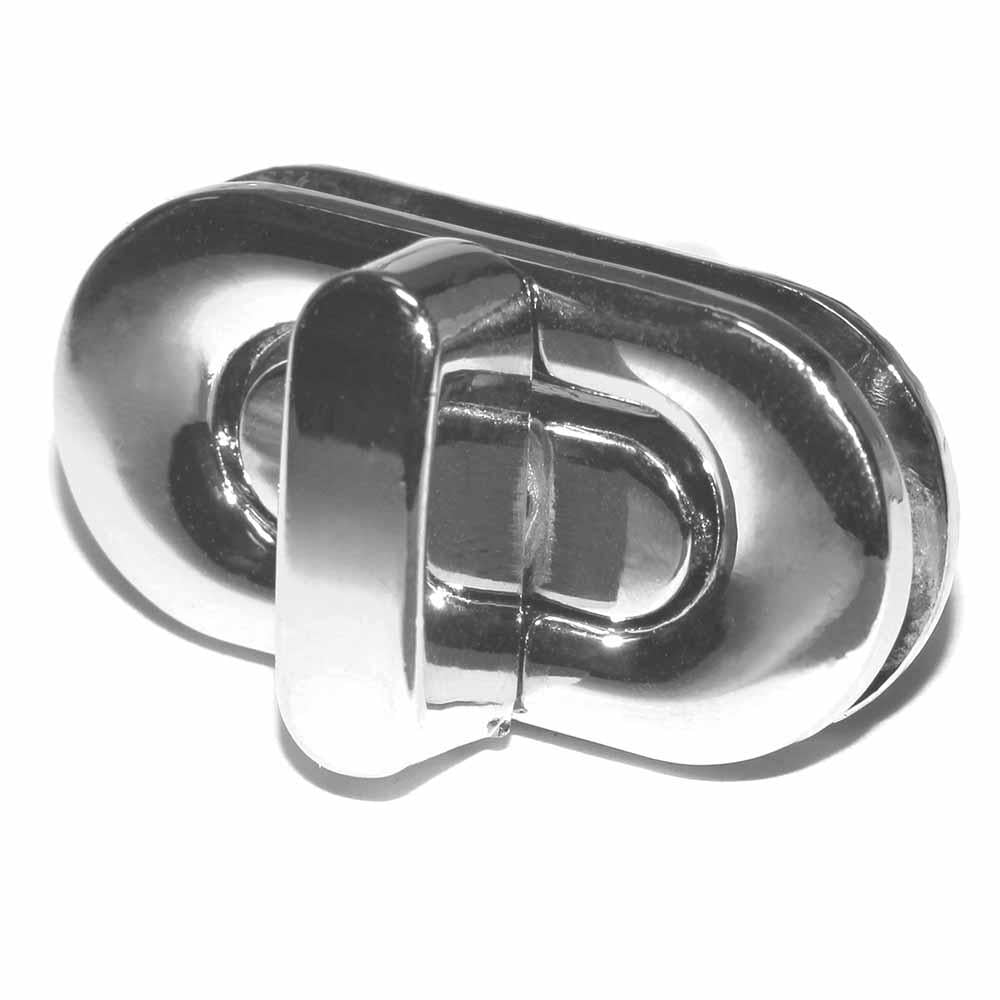 Oval Turn Clasp Silver - 1-3/8"