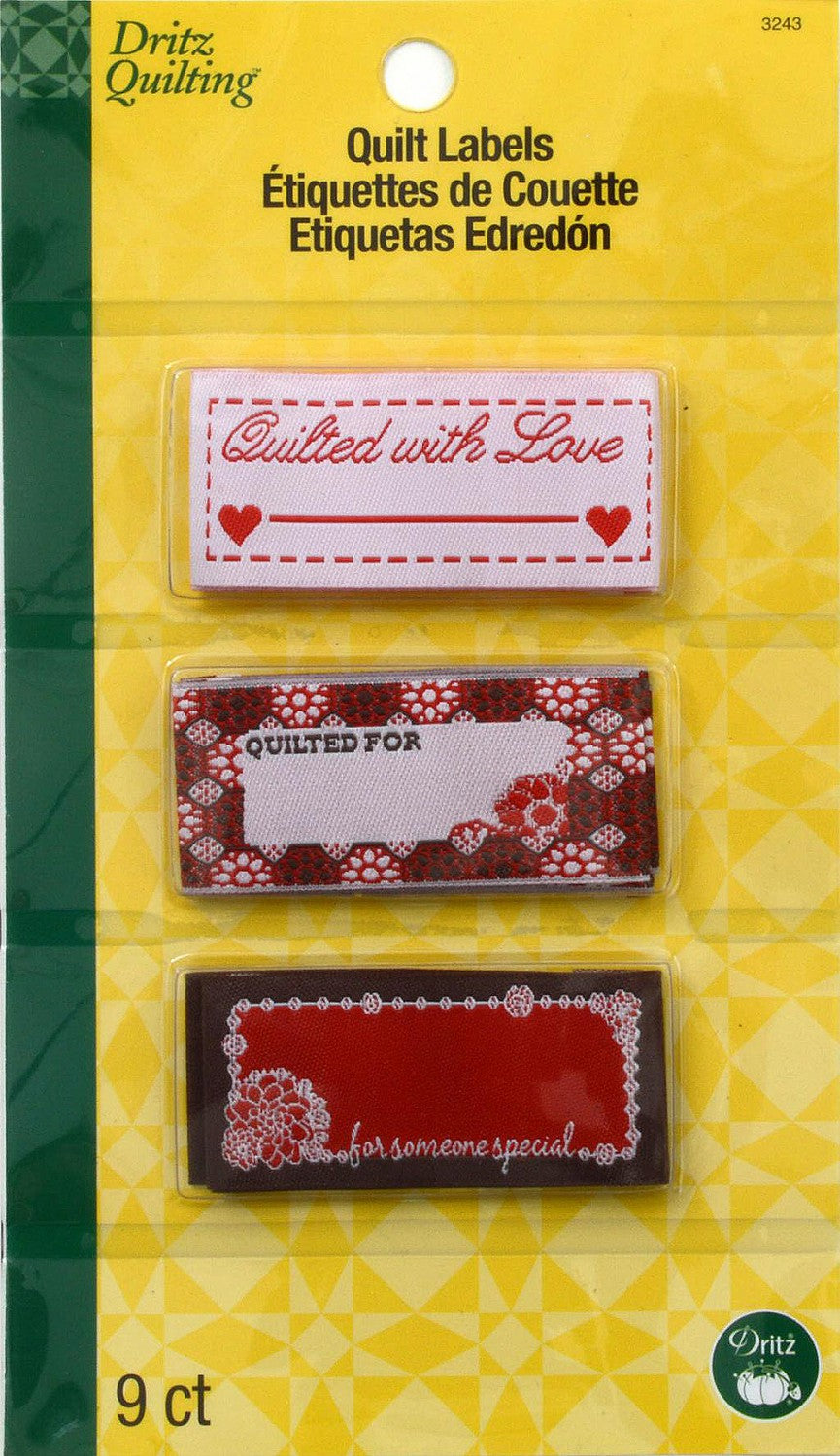 Quilt Labels - Quilted With Love