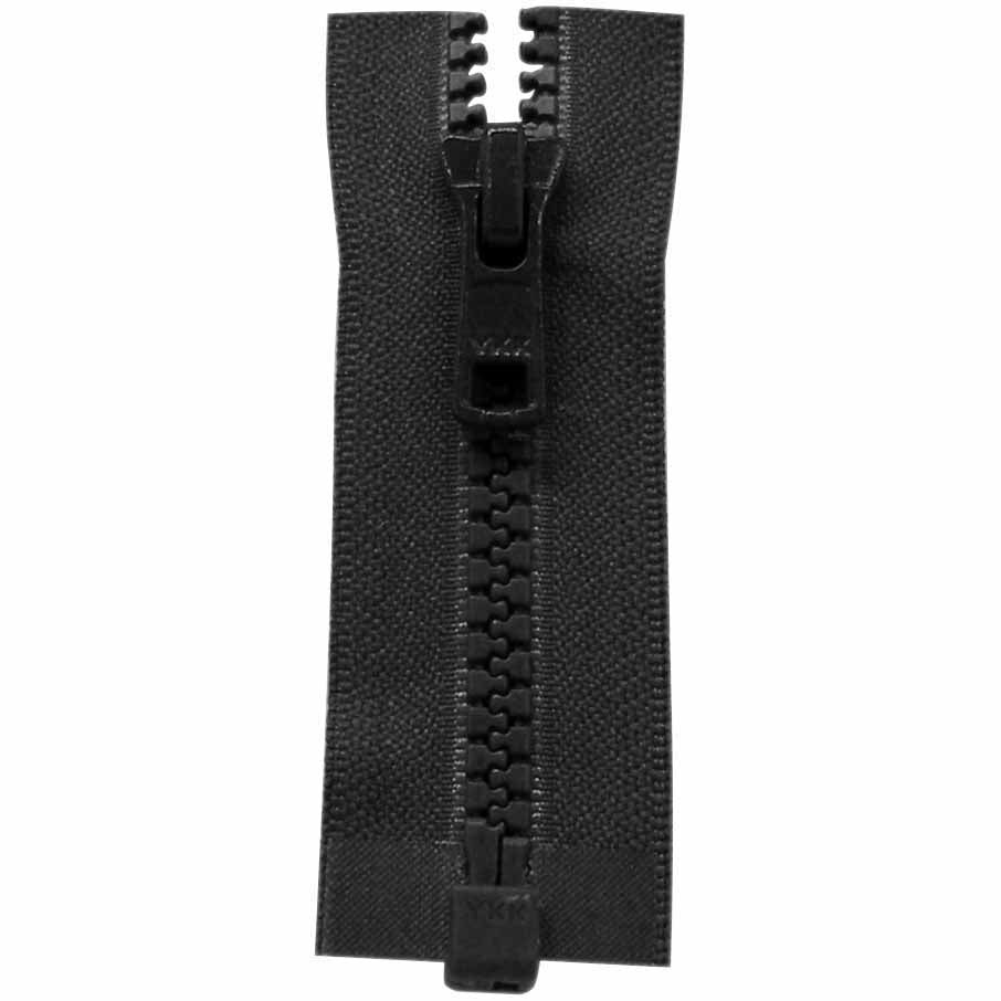 COSTUMAKERS Activewear One Way Separating Zipper 55cm (22″) - Black