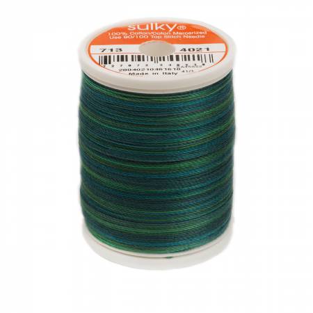 SULKY Cotton Blendables 12wt Thread - Truly Teal