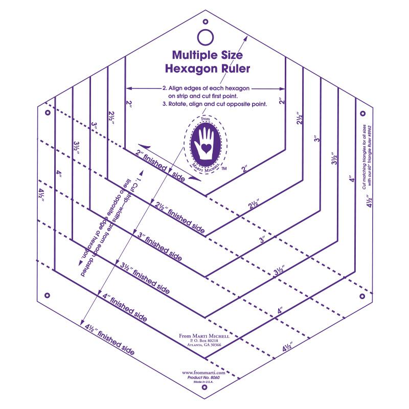 Hexagon Ruler - Marti Michell