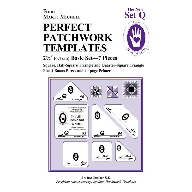 Set Q - Perfect Patchwork Templates - Marti Michell