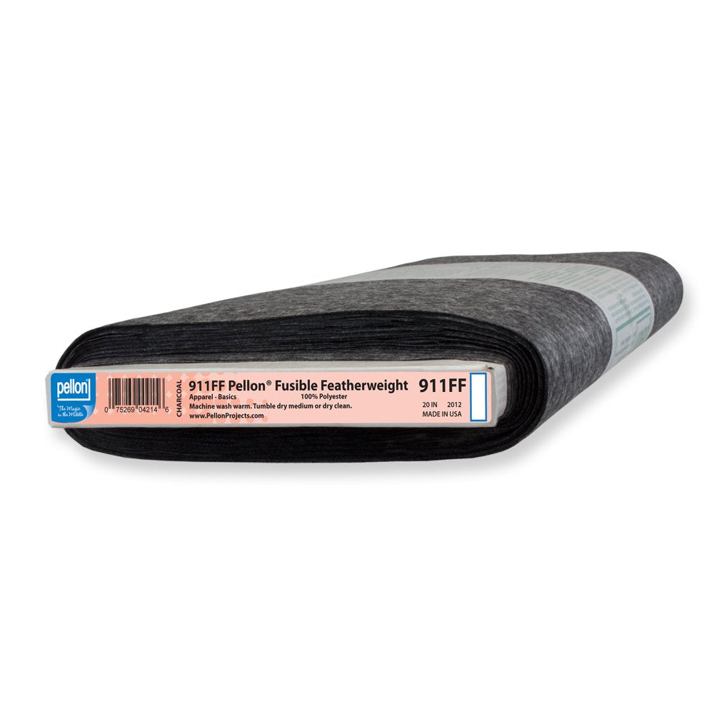 Pellon Fusible Featherweight Interfacing - Charcoal - 20" Wide