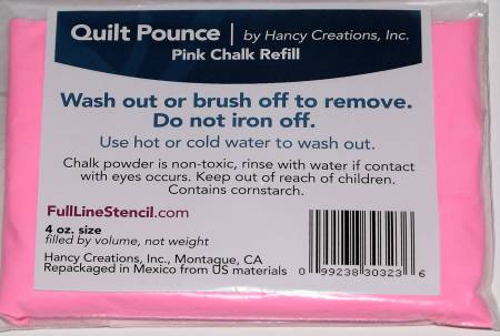 Quilt Pounce Pink Chalk Refill