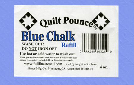 Quilt Pounce Blue Chalk Refill