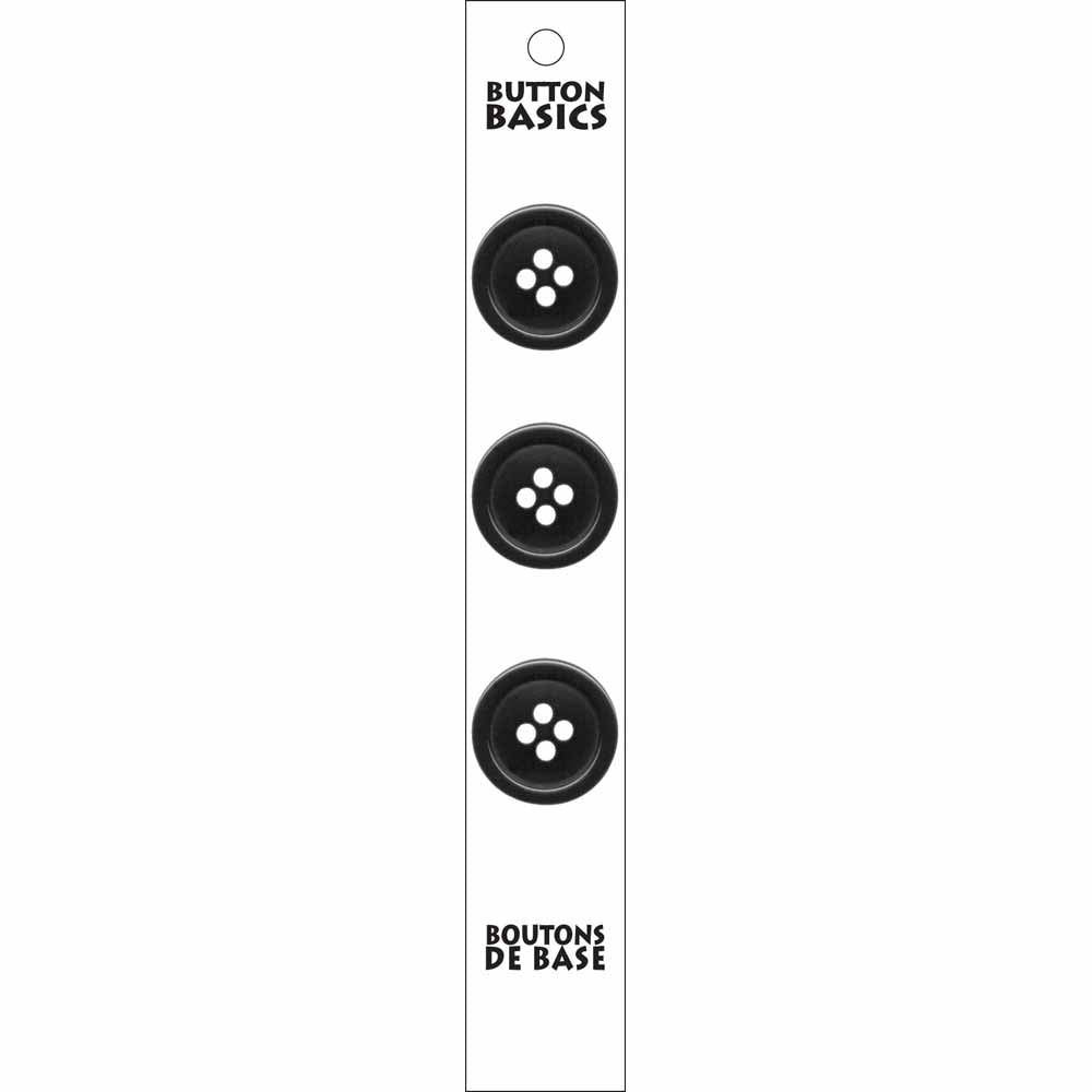 Button Basics 4-Hole Buttons - 20mm (3⁄4″)