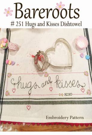 Bareroots #251 Hugs and Kisses Dishtowel Kit