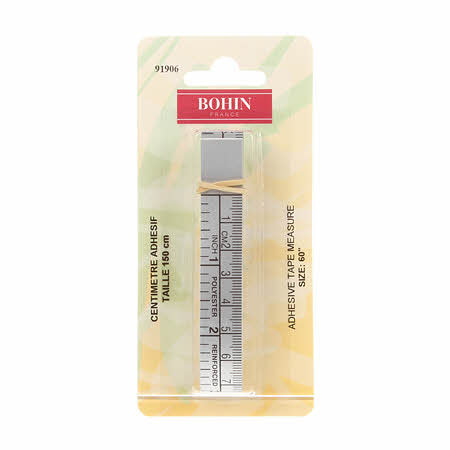 Bohin Tape Measure - 60" Adhesive