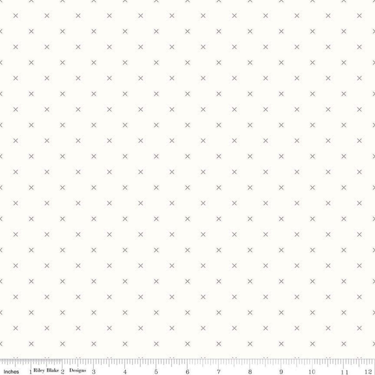 Bee Backgrounds - Cross Stitch - Gray