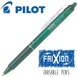 Frixion Pen .7 (Clicker Style) - Green