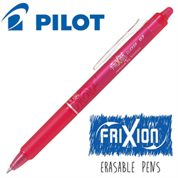 Frixion Pen .7 (Clicker Style) - Pink