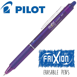 Frixion Pen .7 (Clicker Style) - Purple
