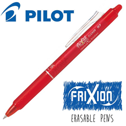 Frixion Pen .7 (Clicker Style) - Red