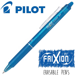 Frixion Pen .7 (Clicker Style) - Teal