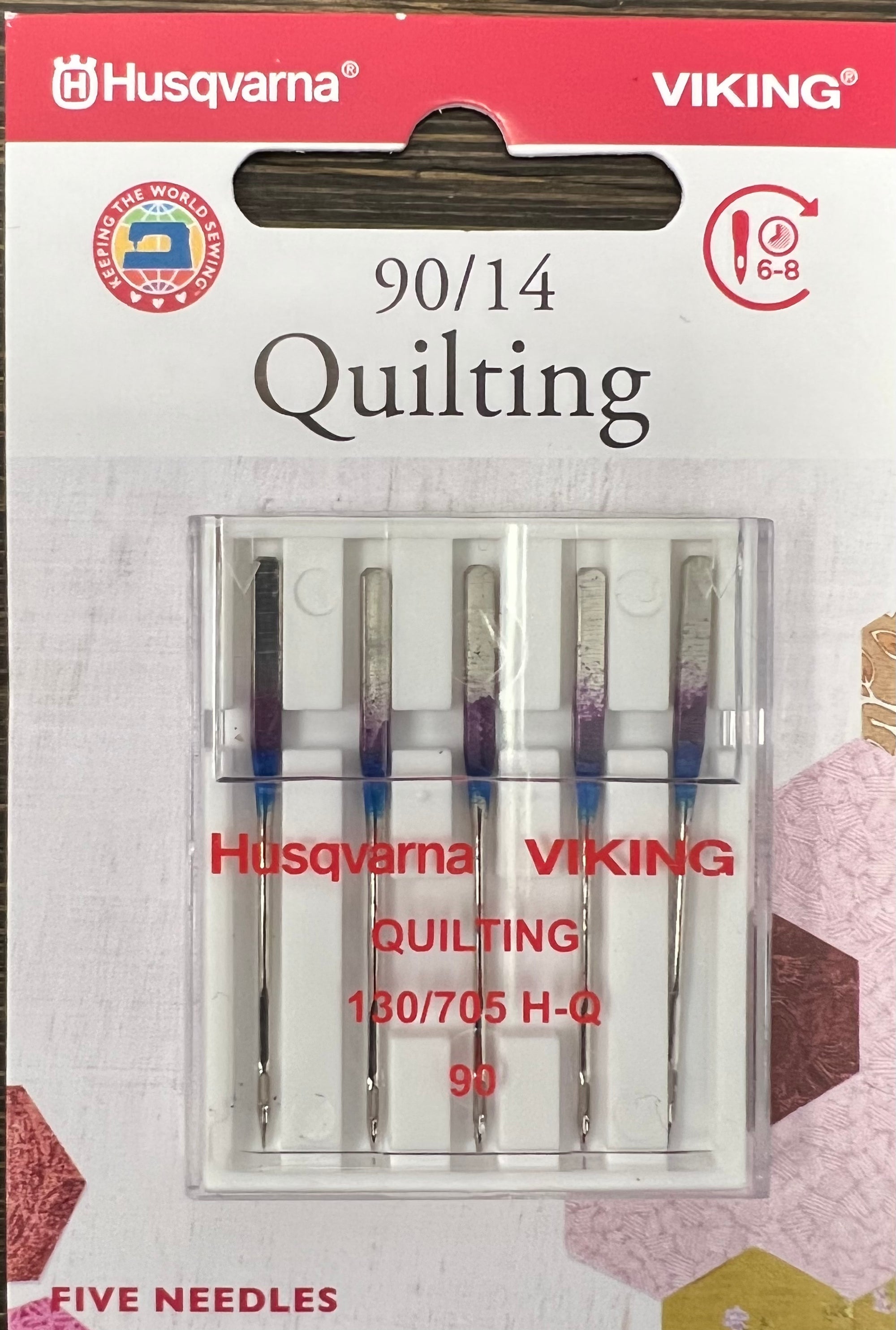 Husqvarna Machine Quilting Needles - size 90/14 - 5/pack