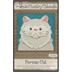 Persian Cat - Precut Fused Applique Pack