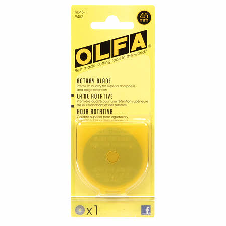 Olfa Rotary Cutter Blade 45mm - 1 pk