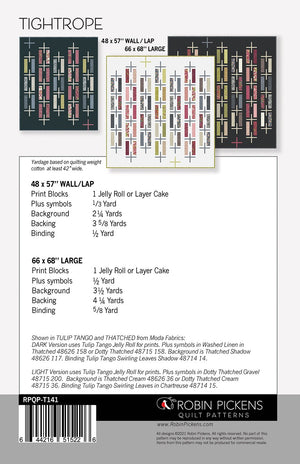 Tightrope Quilt Pattern