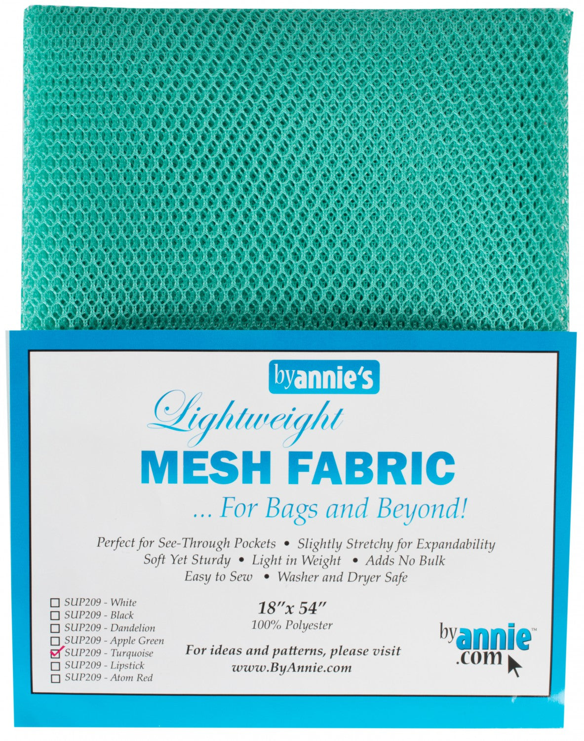 Lightweight Mesh Fabric - Turquoise